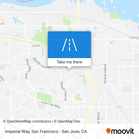 Imperial Way map