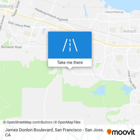 James Donlon Boulevard map