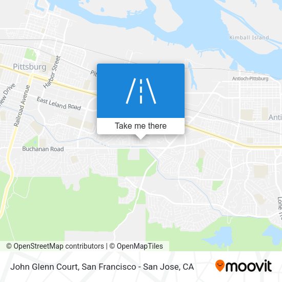 John Glenn Court map