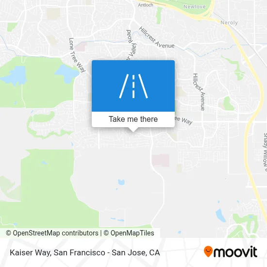 Kaiser Way map