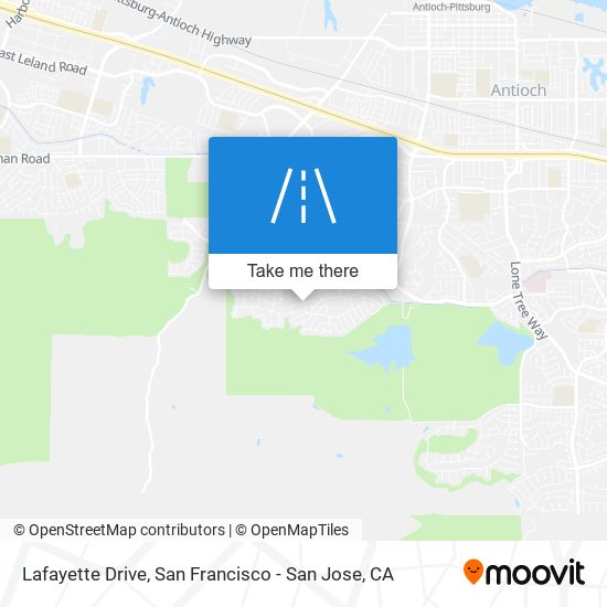 Mapa de Lafayette Drive