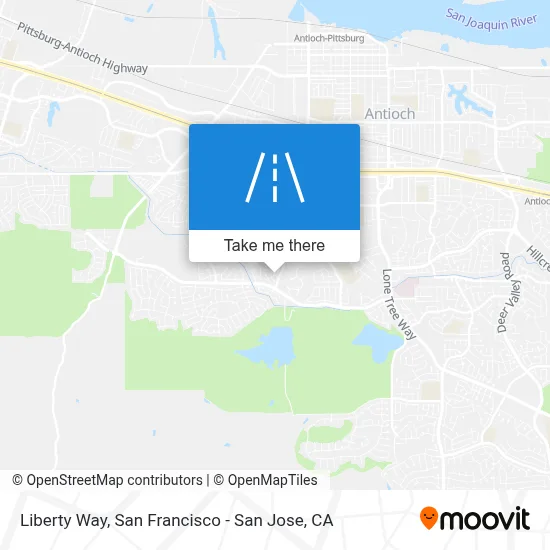 Liberty Way map