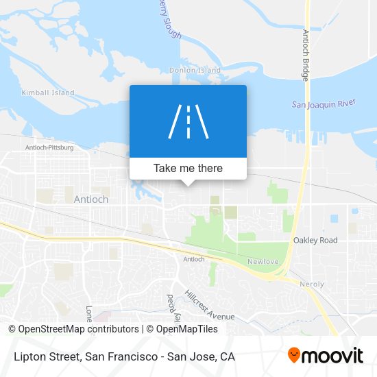 Mapa de Lipton Street