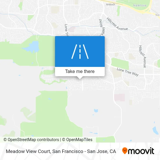 Meadow View Court map