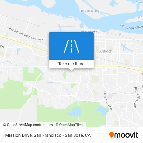 Mission Drive map