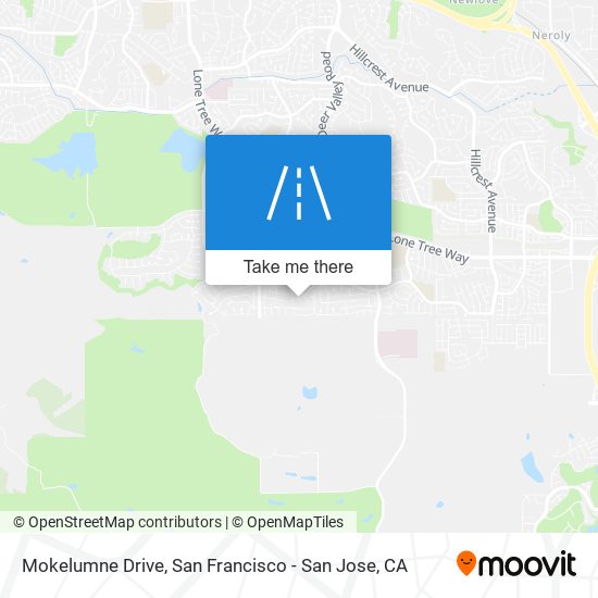 Mapa de Mokelumne Drive