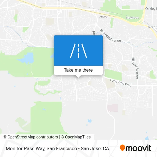 Monitor Pass Way map