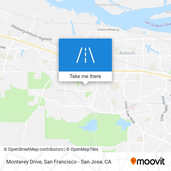 Monterey Drive map