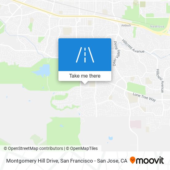 Montgomery Hill Drive map