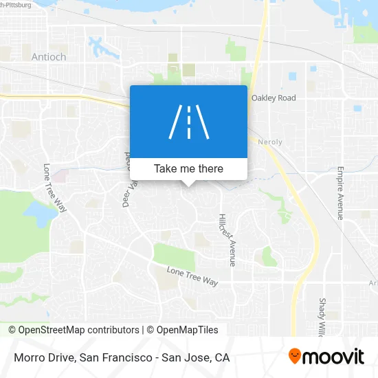 Morro Drive map
