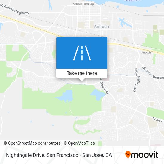 Nightingale Drive map