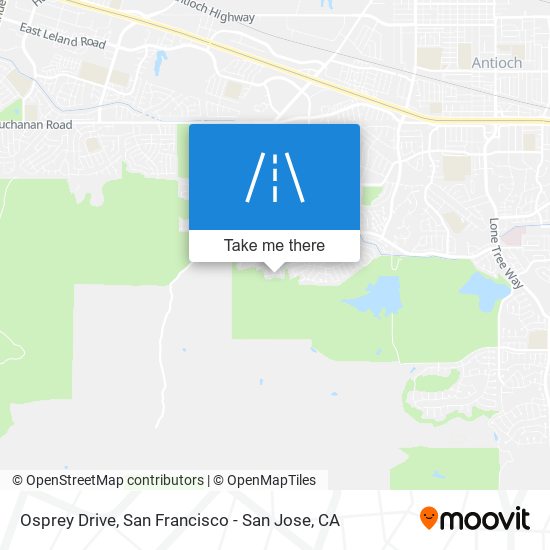 Osprey Drive map