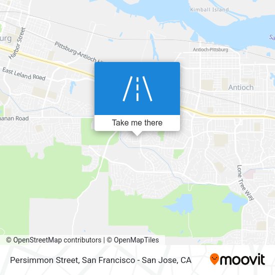 Persimmon Street map