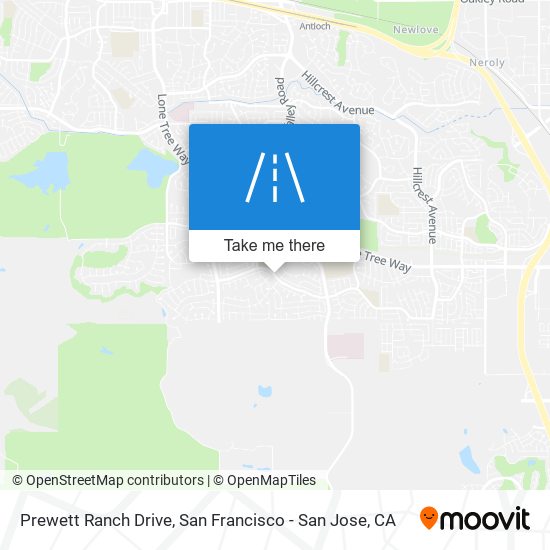 Prewett Ranch Drive map