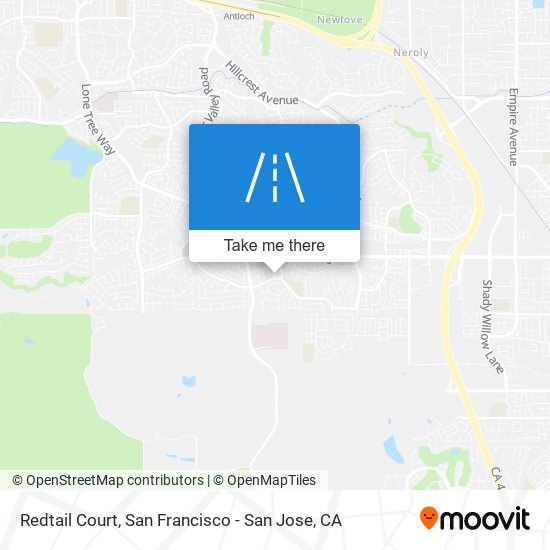 Redtail Court map