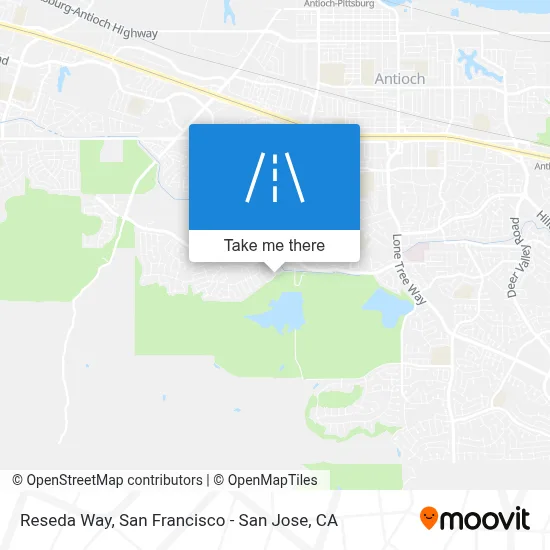 Reseda Way map