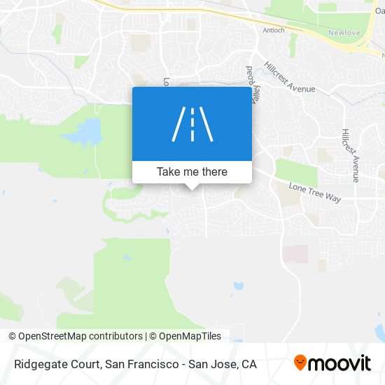 Mapa de Ridgegate Court