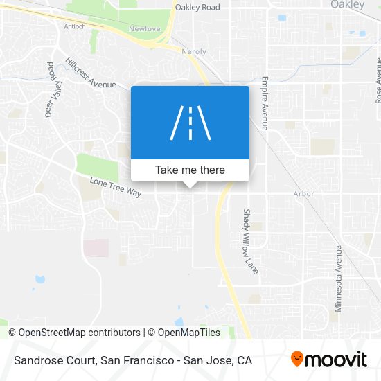 Mapa de Sandrose Court