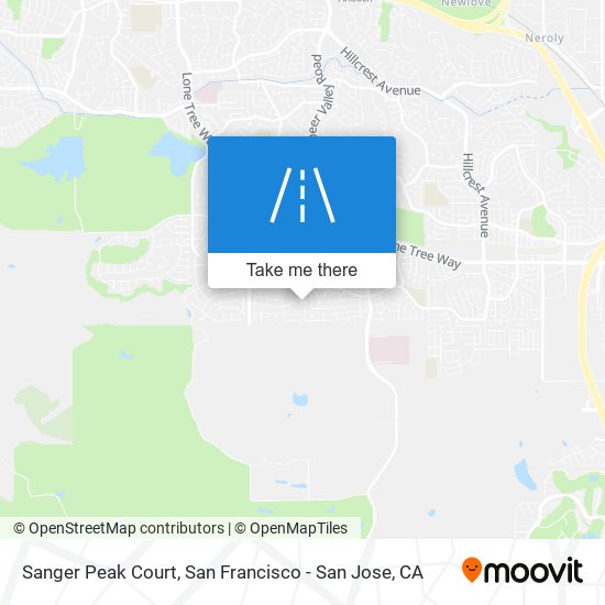 Sanger Peak Court map