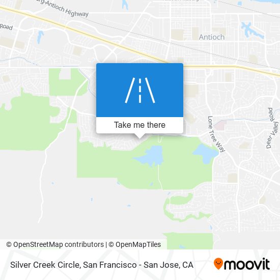 Mapa de Silver Creek Circle