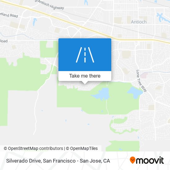 Silverado Drive map