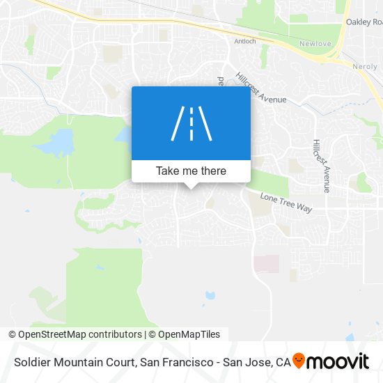 Soldier Mountain Court map