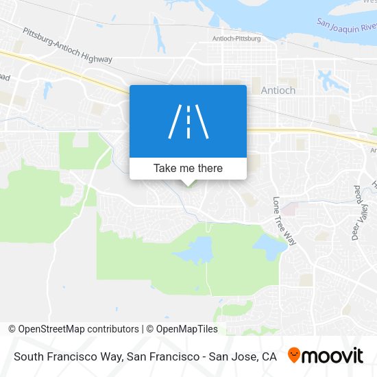 Mapa de South Francisco Way