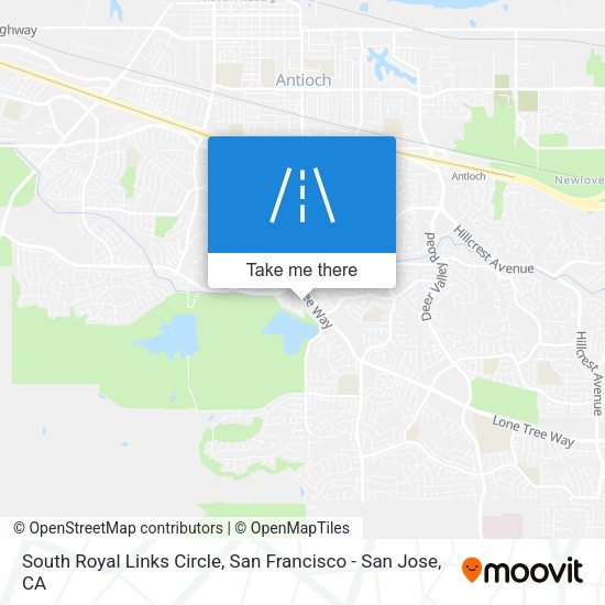 South Royal Links Circle map
