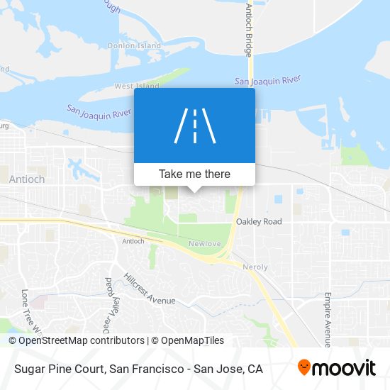 Sugar Pine Court map