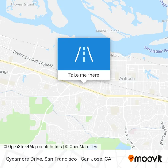 Sycamore Drive map