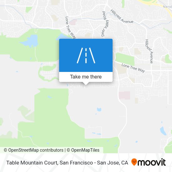 Table Mountain Court map