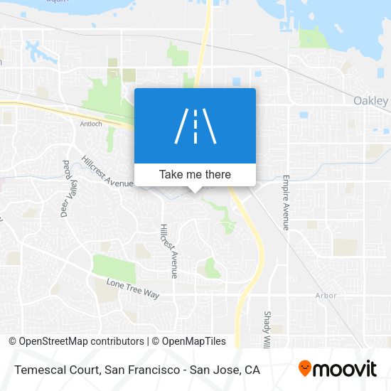 Mapa de Temescal Court