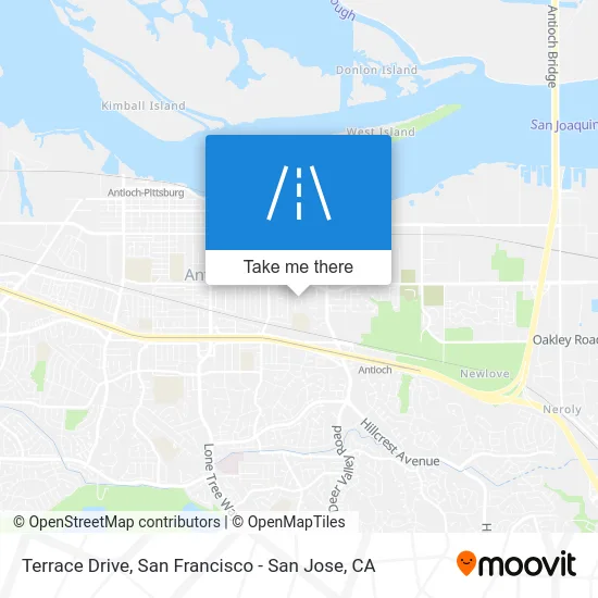 Terrace Drive map