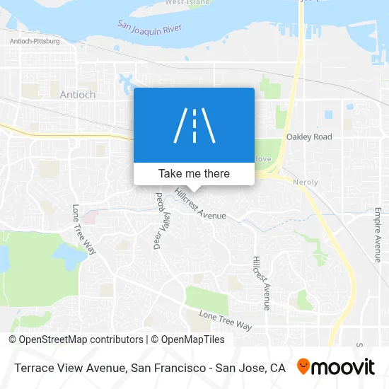 Terrace View Avenue map