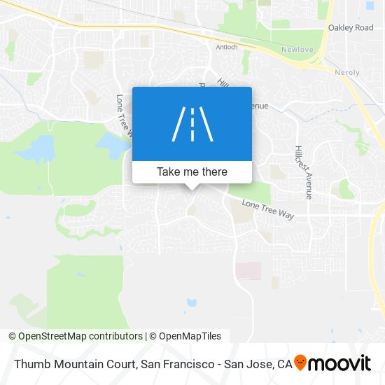 Thumb Mountain Court map