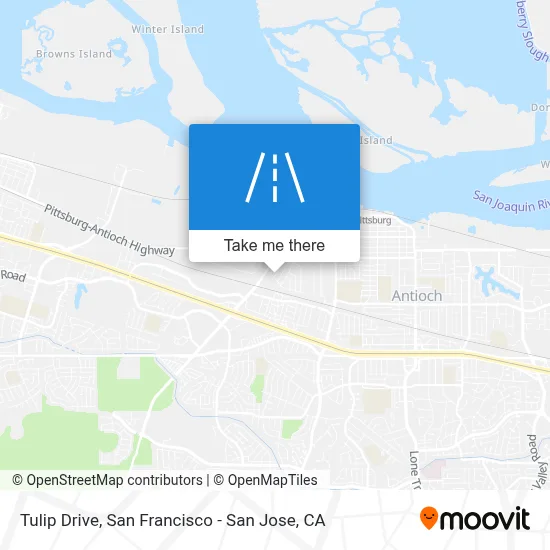 Tulip Drive map
