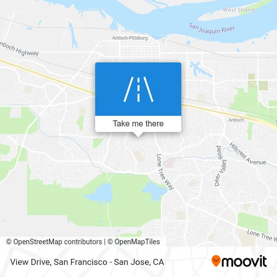View Drive map