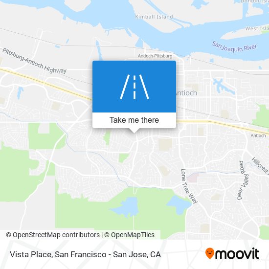 Vista Place map