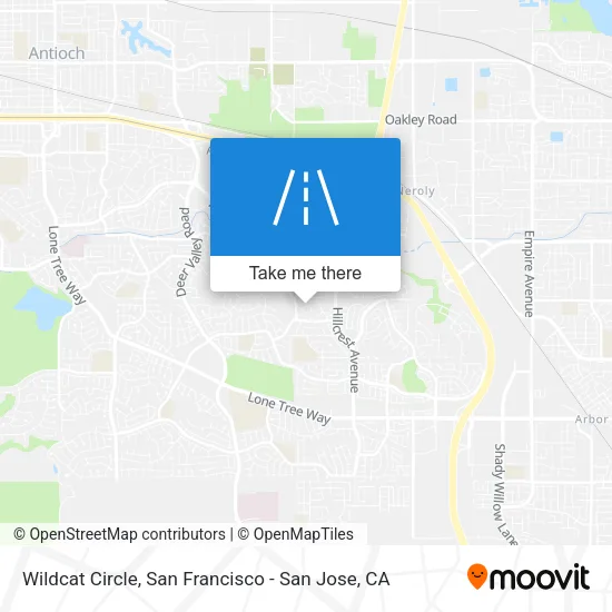 Mapa de Wildcat Circle