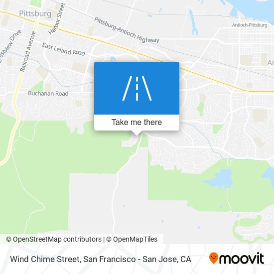 Wind Chime Street map