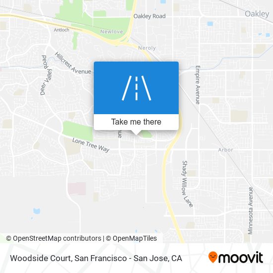 Woodside Court map