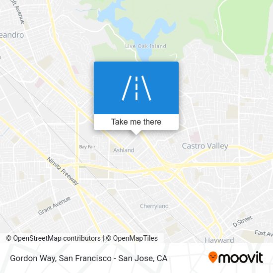 Mapa de Gordon Way