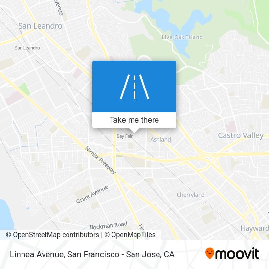 Mapa de Linnea Avenue
