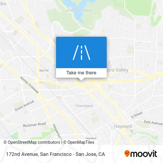 172nd Avenue map