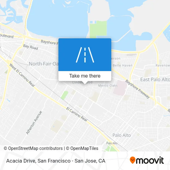 Acacia Drive map