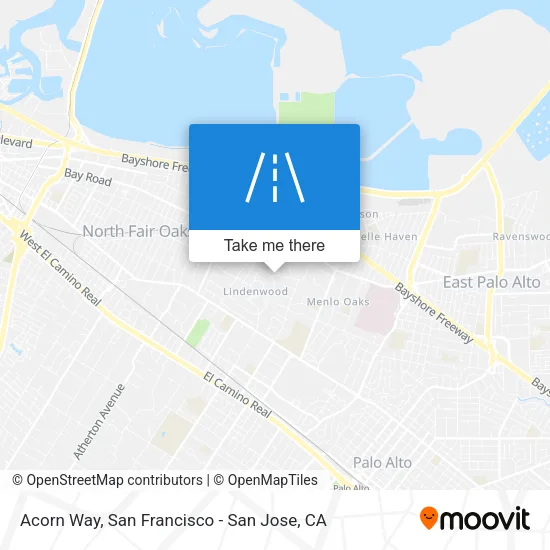 Acorn Way map