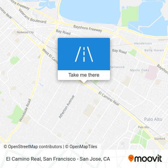 Mapa de El Camino Real