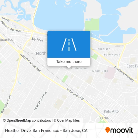 Heather Drive map