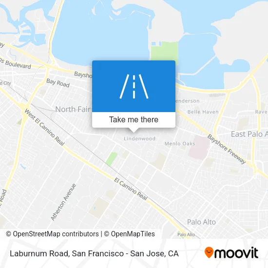 Mapa de Laburnum Road