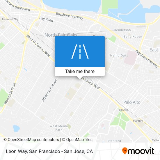 Mapa de Leon Way